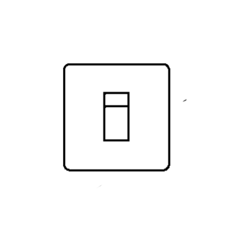 Bauhaus Range Polished Chrome Switches & Sockets, BH2 - 1 Gang CAT6 by Heritage Brass By M-Marcus