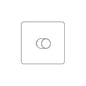Studio Range Polished Nickel Switches & Sockets, Y08 - 1 Gang Dimmer 250 watts (Compatible with halogen/ incandescent bulbs) by Heritage Brass By M-Marcus
