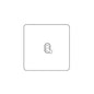 Hoxton Paintable Range Primed White (Paintable) 1 Gang 2-Way Stockholm Toggle Switch