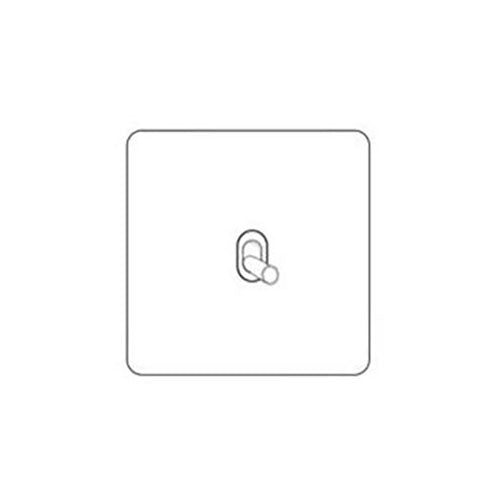 Hoxton Paintable Range Primed White (Paintable) 1 Gang 2-Way Stockholm Toggle Switch
