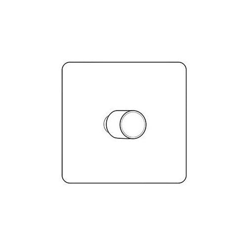 Georgian Elite Range Polished Chrome Switches & Sockets, J02 - 1 Gang TED Dimmer (Compatible with LED Lamps) by Heritage Brass By M-Marcus