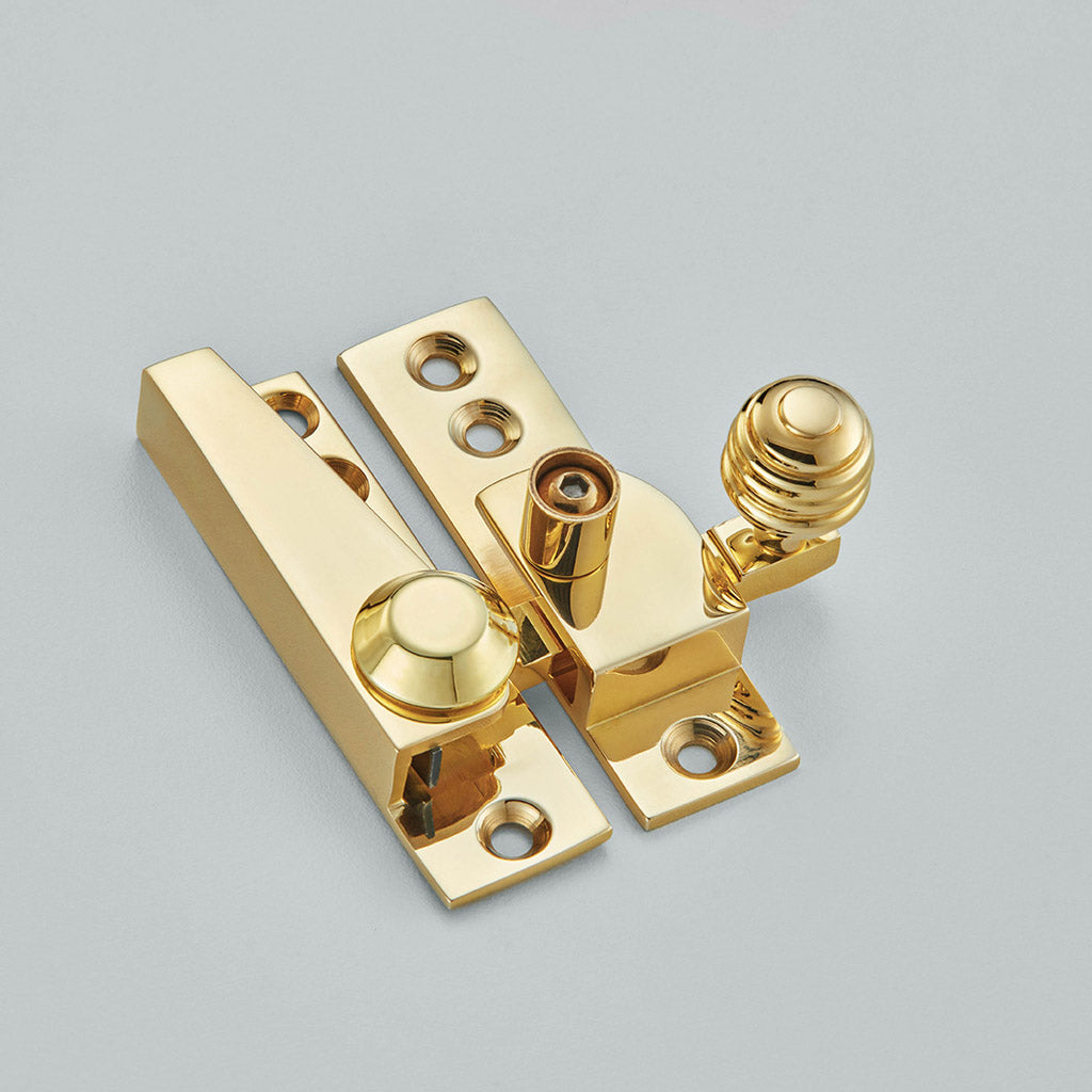 Croft - Sash Fastener - Reeded Knob 1035 by Croft Ironmongery