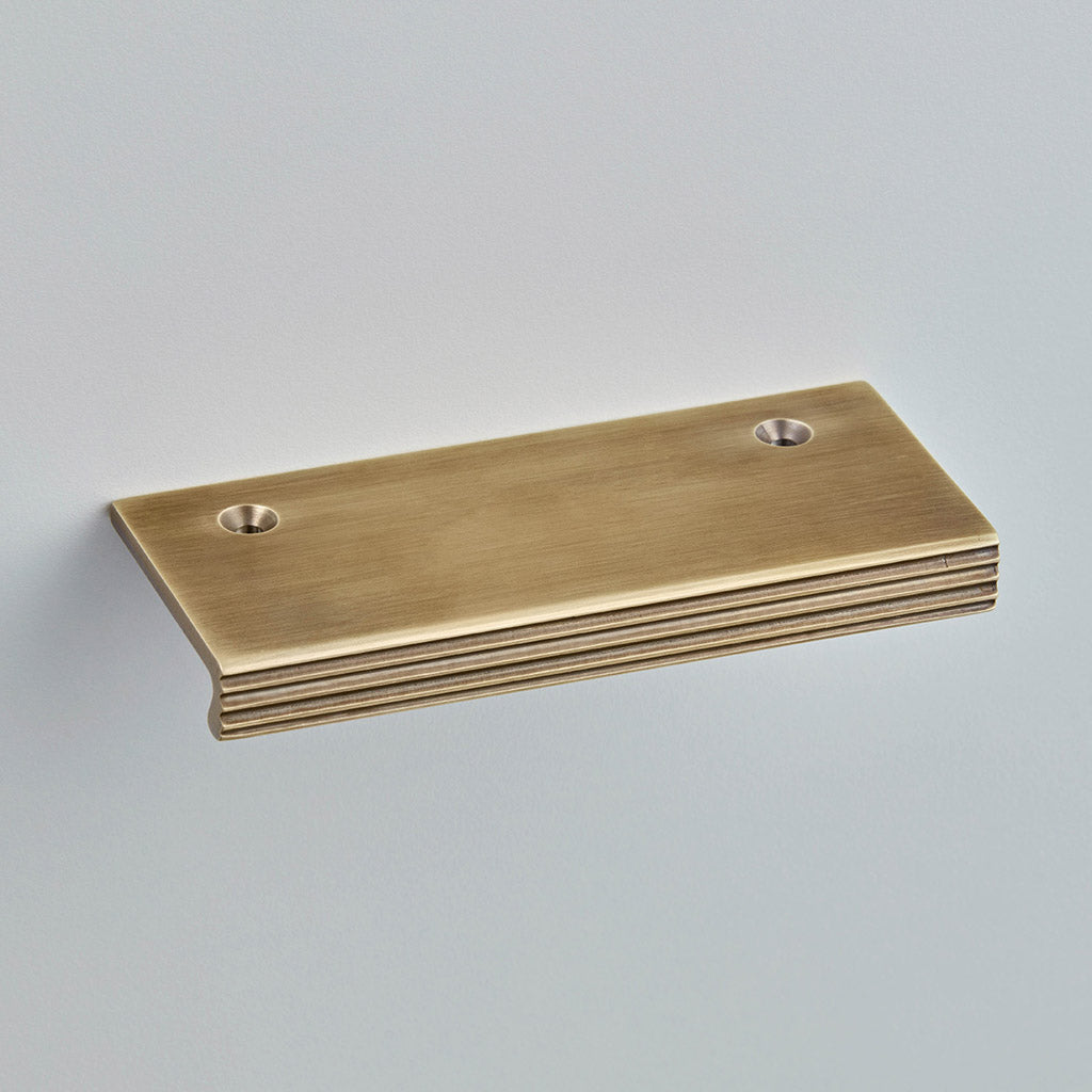 Croft - Pleated Top Fix Cabinet Edge Pull 1403 by Croft Ironmongery