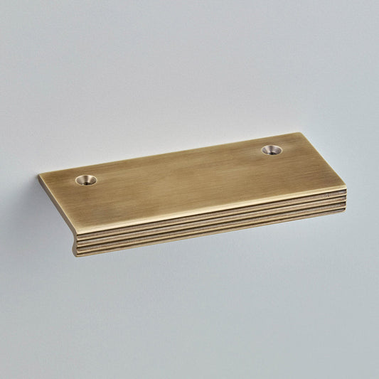 Croft - Pleated Top Fix Cabinet Edge Pull 1403 by Croft Ironmongery