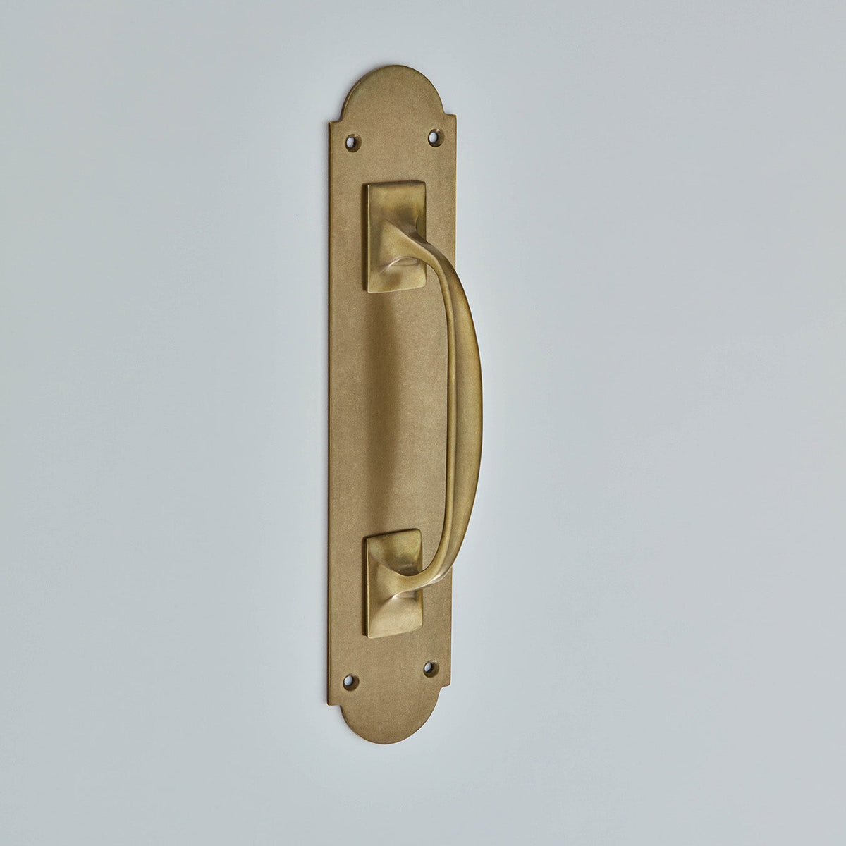 Croft - Pull Handle on Shaped Plate 1651R by Croft Ironmongery