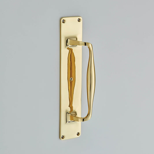 Croft - Cast in One Handle on Plate 1654 by Croft Ironmongery