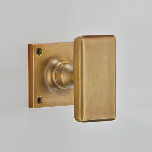 Croft - Capital Mortice Knob on Raised Edge Rose 1744COV57B by Croft Ironmongery