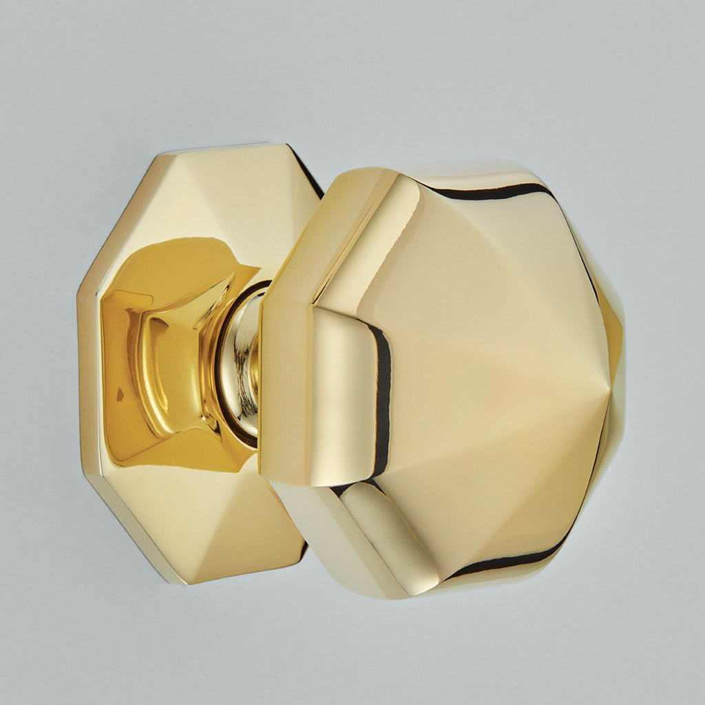 Croft - Octagonal Centre Door Knob 1751C by Croft Ironmongery