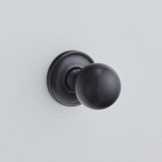 Croft - Ball Mortice Knobs on Raised Edge Covered Rose 1756COV57B by Croft Ironmongery