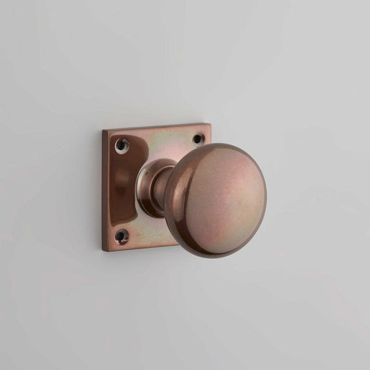 Croft - Cushion Mortice Knobs on Square Rose 1757SQ by Croft Ironmongery