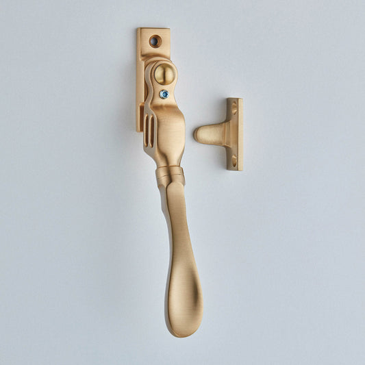 Croft - Lockable Double Night Vent Casement Fastener - Including Key Spoon End 1797L by Croft Ironmongery