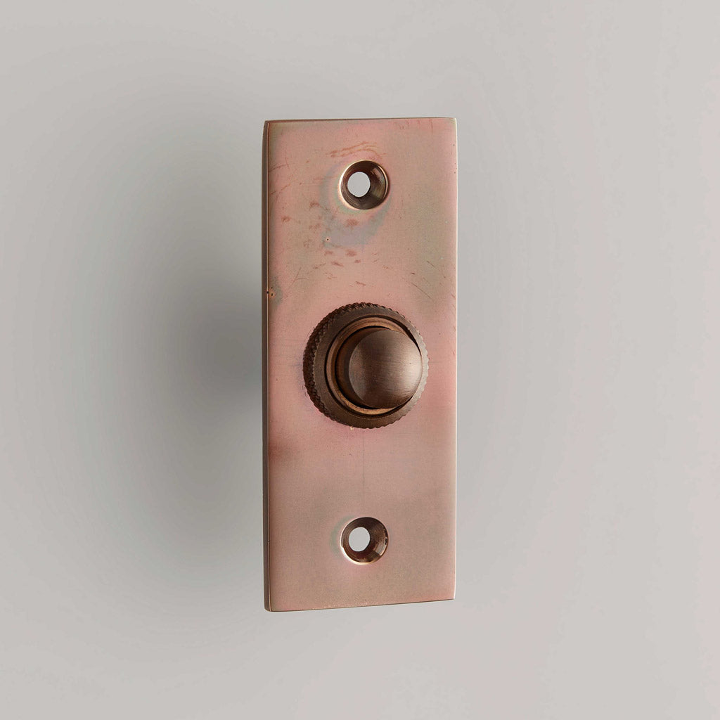 Croft - Rectangular Bell Push 1910 by Croft Ironmongery