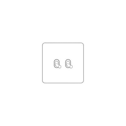 Vintage Range Satin Black Nickel Switches & Sockets, X66 - 2 Gang Stockholm Toggle by Heritage Brass By M-Marcus