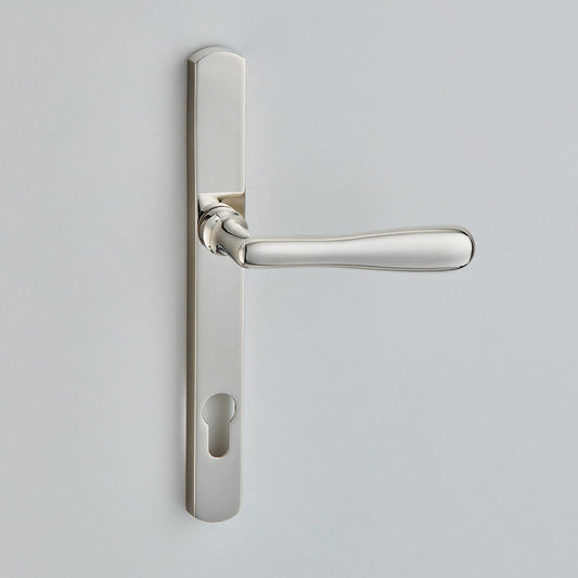 Croft - Elegance Multipoint Door Handle on 240 x 26mm Backplate (Bolt-fix, Sprung) 2208E by Croft Ironmongery