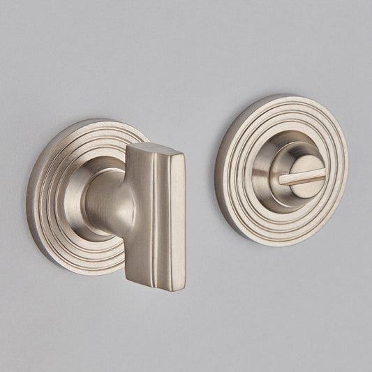 Croft - Stepped Turn and Release Reeded Covered Rose 2252 by Croft Ironmongery