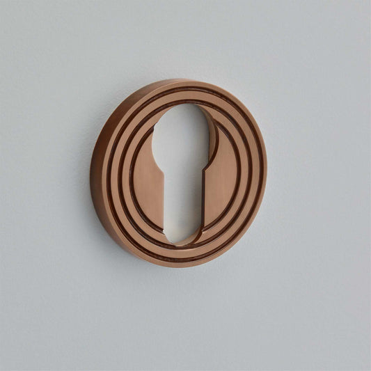 Croft - Round Reeded Escutcheon 232 by Croft Ironmongery