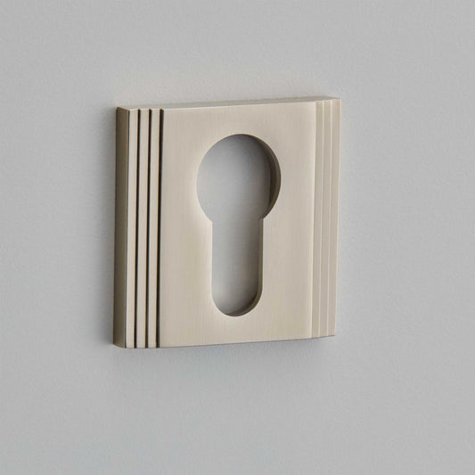 Croft - Square Straight Step Escutcheon 238 by Croft Ironmongery