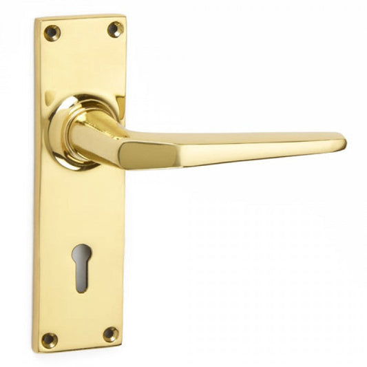 Croft - Brockton Lever Furniture - Euro Profile 250E by Croft Ironmongery