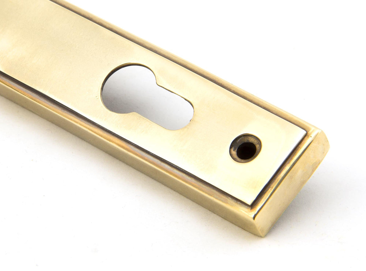 Reeded Slimline Lever Espag. Lock Set by From The Anvil