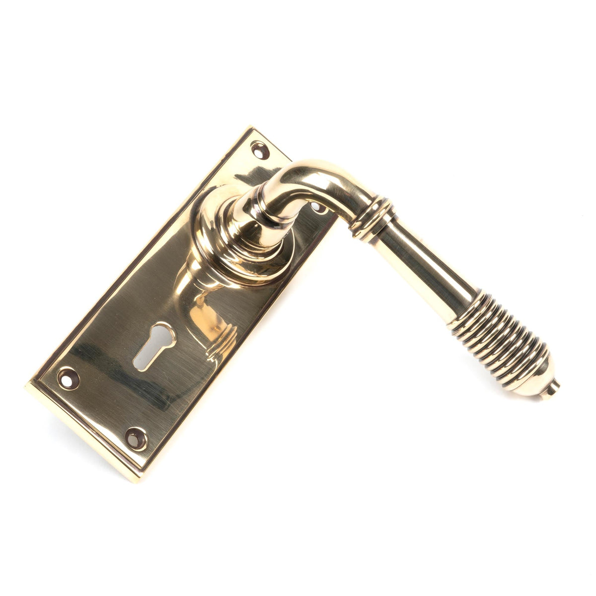 Reeded Lever Lock Set by From The Anvil