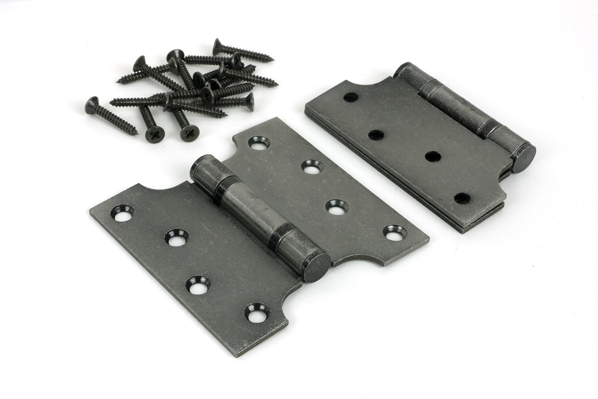 Parliament Hinges SS (pair) by From The Anvil