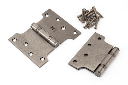Parliament Hinges SS (pair) by From The Anvil