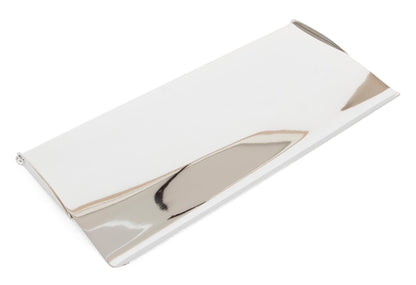 From The Anvil's Polished Chrome Letter Plate Cover