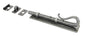 From The Anvil's Pewter Patina Shepherds Crook Universal Bolt