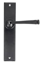 From The Anvil's Black Large Avon Lever Latch Set