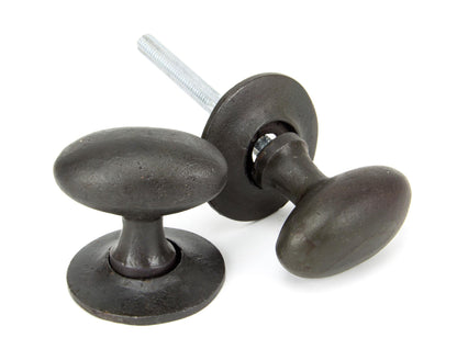 Oval Mortice/Rim Knob Set by From The Anvil