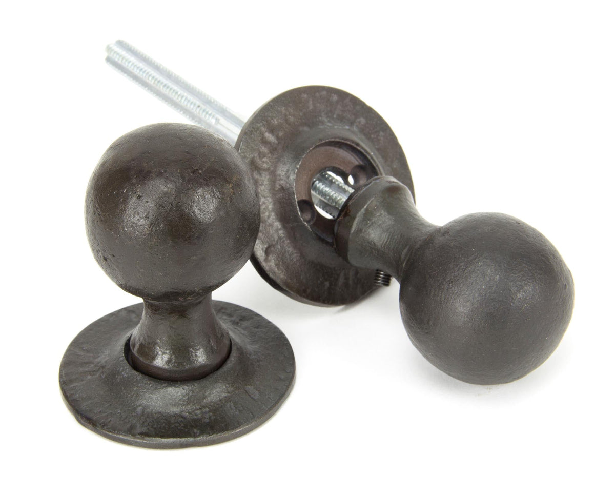 Round Mortice/Rim Knob Set by From The Anvil