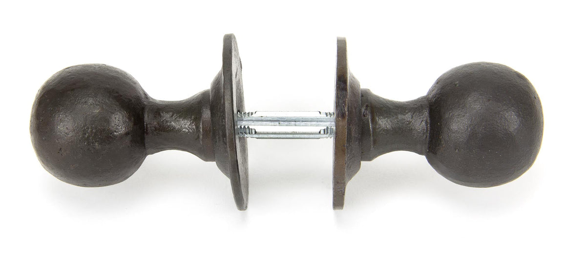 Round Mortice/Rim Knob Set by From The Anvil