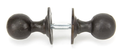 Round Mortice/Rim Knob Set by From The Anvil