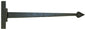 From The Anvil's Black Barn Door 36" T Hinge (pair)