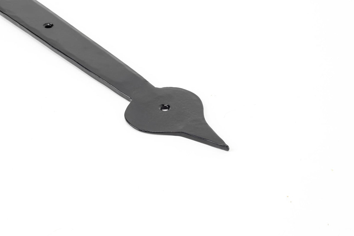 Hook & Band Hinge - Cranked (pair) by From The Anvil