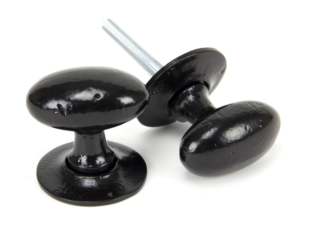 Oval Mortice/Rim Knob Set by From The Anvil