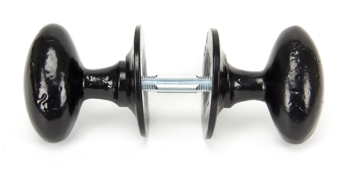 Oval Mortice/Rim Knob Set by From The Anvil