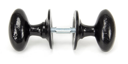 Oval Mortice/Rim Knob Set by From The Anvil