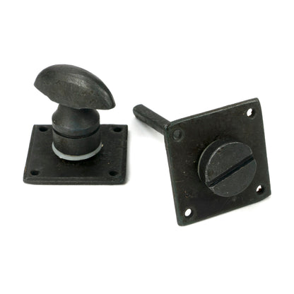 From The Anvil's Beeswax Diamond Bathroom Thumbturn
