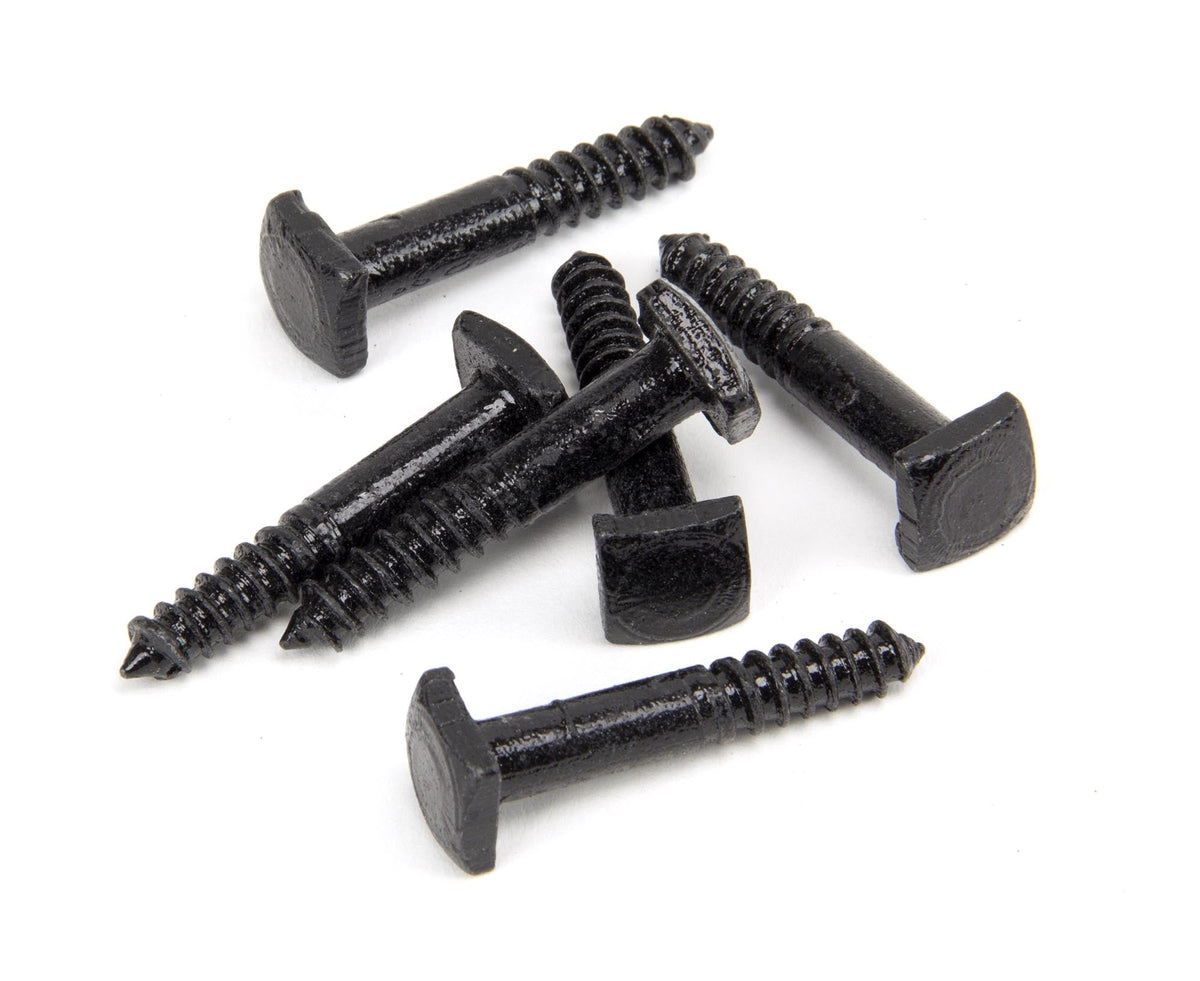 From The Anvil's Black Lagg Bolt for Cottage Latch (6)
