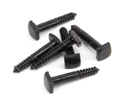 From The Anvil's Black Lagg Bolt for Cottage Latch (6)