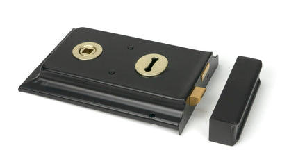 From The Anvil's Black Rim Lock & Cast Iron Cover