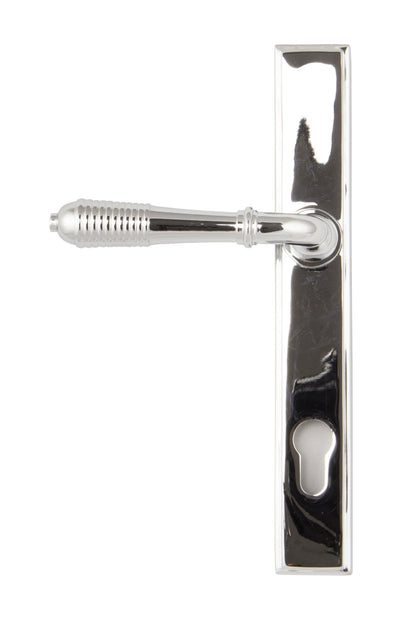 Reeded Slimline Lever Espag. Lock Set by From The Anvil