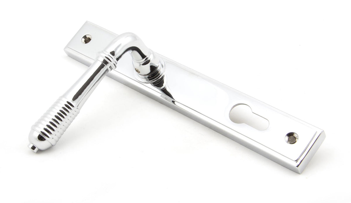 Reeded Slimline Lever Espag. Lock Set by From The Anvil