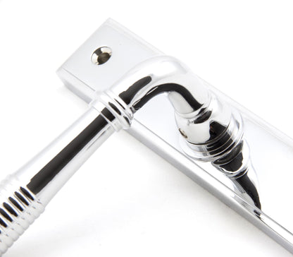 Reeded Slimline Lever Espag. Lock Set by From The Anvil