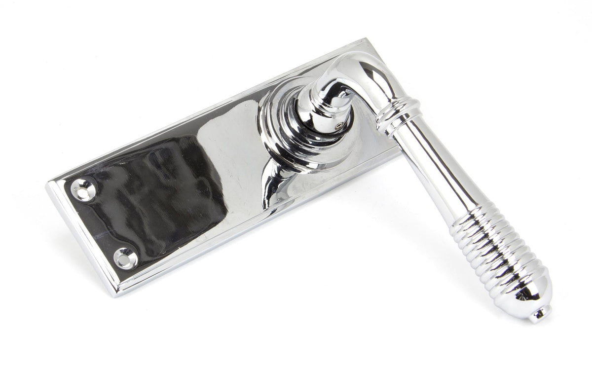 Reeded Lever Latch Set by From The Anvil