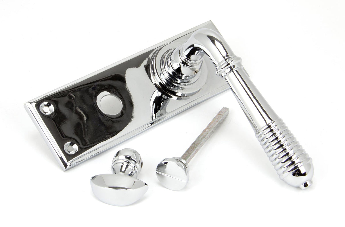 Reeded Lever Bathroom Set by From The Anvil