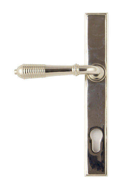 Reeded Slimline Lever Espag. Lock Set by From The Anvil