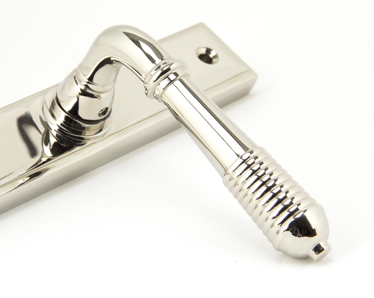 Reeded Slimline Lever Espag. Lock Set by From The Anvil