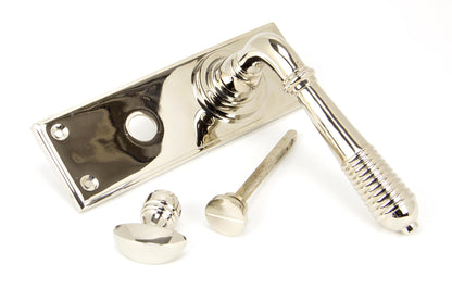 Reeded Lever Bathroom Set by From The Anvil